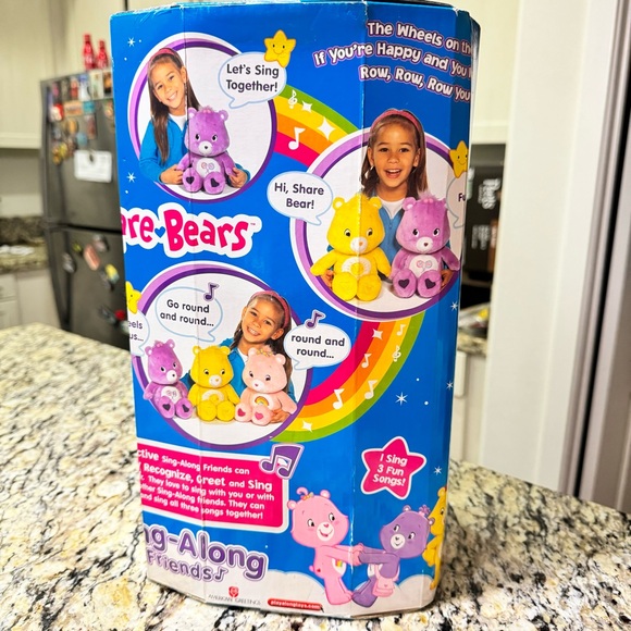 2007 Care Bears Sing Along Friends Share Bear Interactive Teddy Sing & Rock - Picture 3 of 7
